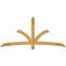 Ekena Millwork Davenport Rough Sawn Timber Gable Bracket, Western Red Cedar, 84"W x 38"H x 4"D x 4"F, 11/12 Pitch GBW084X38X0404DAV00RWR - alternate 1